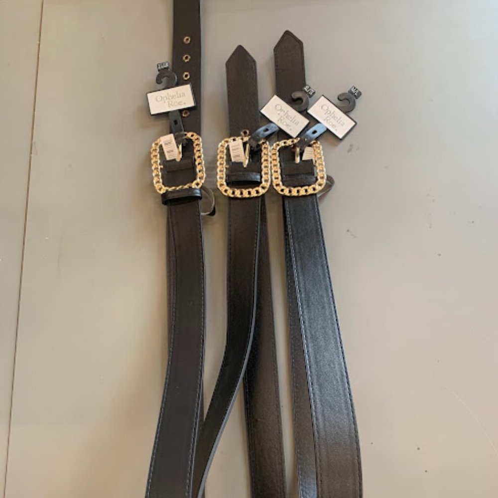 Lots of 3 x Ophelia Roe black belts